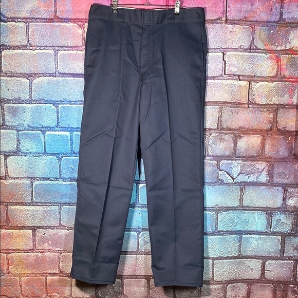 Dickies Men's Navy Dress Pants 36x32 - Picture 1 of 9